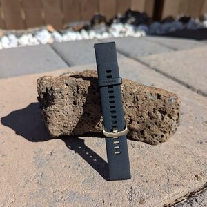 Garmin Quick Release 20 Watch Band Black/Gold New w/o Box